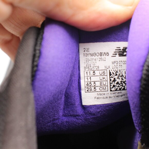 New Balance Fresh Foam Vongo Men's 11.5 Running Shoes Black  Athletic Sneakers - Picture 3 of 10